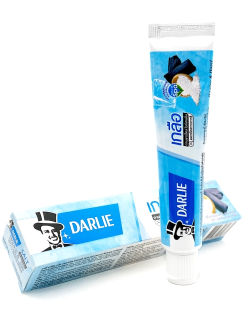Darlie Зубная паста отбеливающая с морской солью и углем Salt Charсoal Whitening Toothpaste, 35 г Darlie Зубная паста отбеливающая с морской солью и углем Salt Charсoal Whitening Toothpaste, 35 г