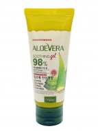 White Organia Гель для тела и лица увлажняющий, смягчающий и успокаивающий 98% Алоэ Вера (супер концентрат) + Витамин В5 Aloe Vera Soothing Gel 98%, 100 г