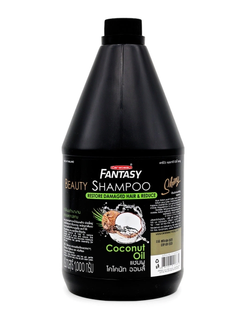 Carebeau Шампунь для волос восстанавливающий с кокосовым маслом Fantasy Shampoo Coconut Oil, 1000 г