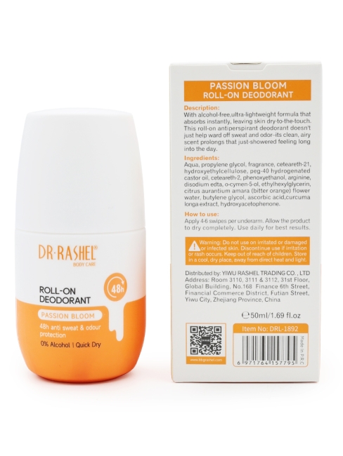 Dr.Rashel Дезодорант шариковый Цветение и Страсть Passion Bloom Roll-On Deodorant, 50 мл Dr.Rashel Дезодорант шариковый Цветение и Страсть Passion Bloom Roll-On Deodorant, 50 мл