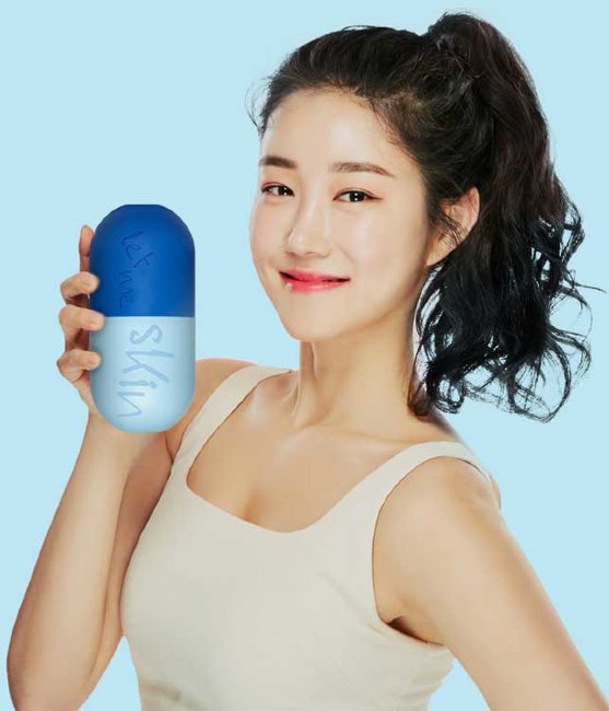 Let Me Skin Modeling Mask Blue Маска-желе моделирующая альгинатная увлажняющая, 2*50 г, 2* 5 г