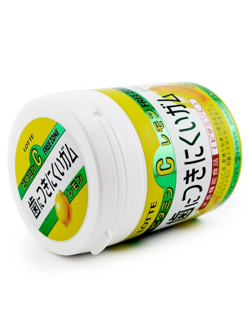 LOTTE Жвачка с ксилитом Фризон Лимон с витамином Freezone С Non Sticky Gum Lemon, 138 г LOTTE Жвачка с ксилитом Фризон Лимон с витамином Freezone С Non Sticky Gum Lemon, 138 г