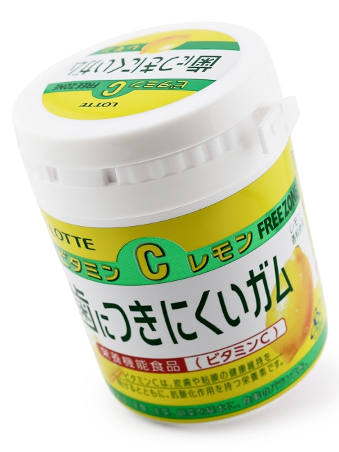 LOTTE Жвачка с ксилитом Фризон Лимон с витамином Freezone С Non Sticky Gum Lemon, 138 г LOTTE Жвачка с ксилитом Фризон Лимон с витамином Freezone С Non Sticky Gum Lemon, 138 г
