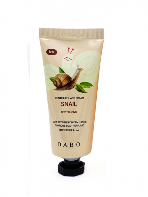 DABO Крем для рук с муцином улитки Skin Relief Hand Cream Snail, 100 г DABO Крем для рук с муцином улитки Skin Relief Hand Cream Snail, 100 г