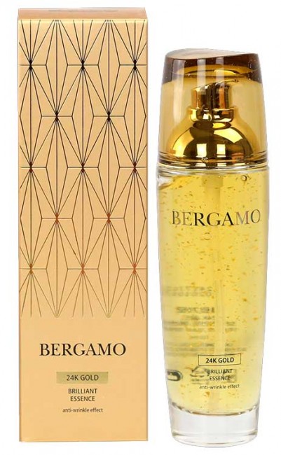 Bergamo 24K Gold Brillant Essence Эссенция антивозрастная с золотом, 110 мл