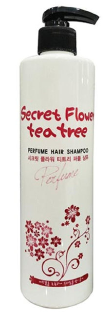Bosnic Secret Flower Tea Tree Perfume Hair Shampoo Парфюмированный шампунь, 500 мл
