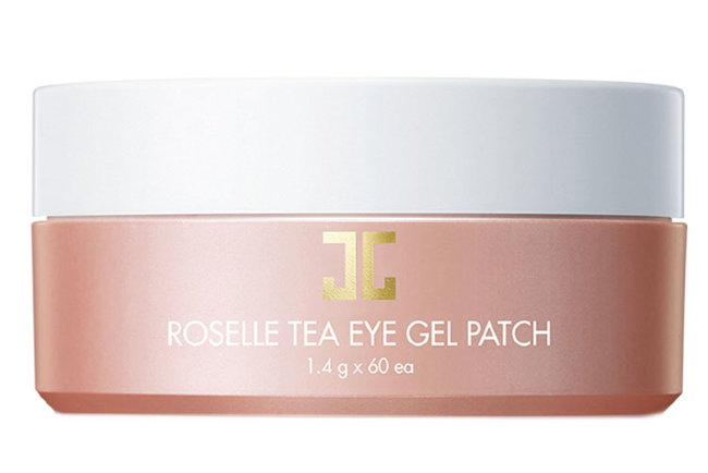 Jayjun Roselle Tea Eye Gel Patch Гидрогелевые патчи с цветами гибискуса, 60 шт