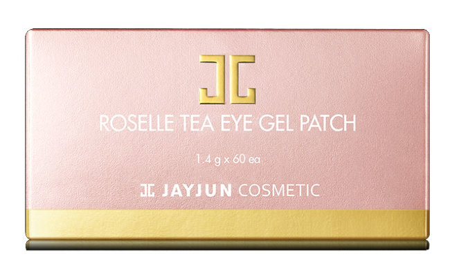 Jayjun Roselle Tea Eye Gel Patch Гидрогелевые патчи с цветами гибискуса, 60 шт