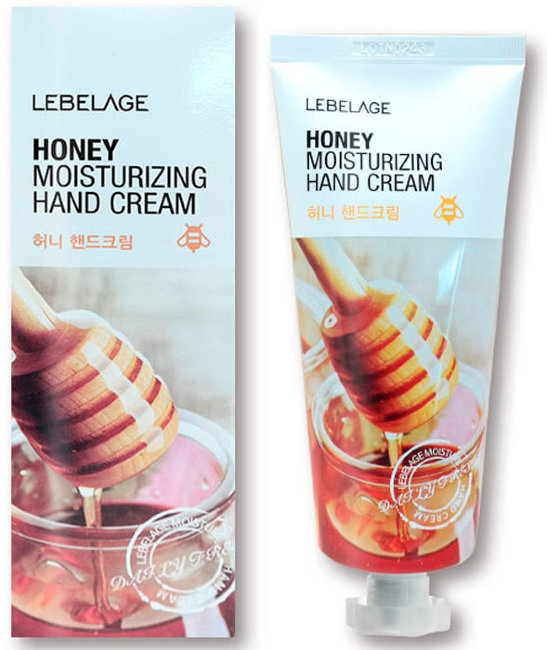 Lebelage Honey Moisturizing Hand Cream Крем для рук с медом, 100 мл Lebelage Honey Moisturizing Hand Cream Крем для рук с медом, 100 мл