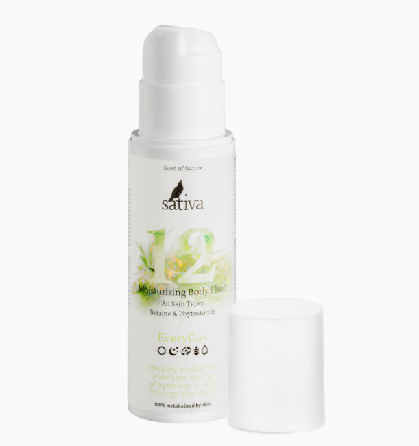 Sativa №12 Крем-флюид для тела увлажняющий, 150 мл