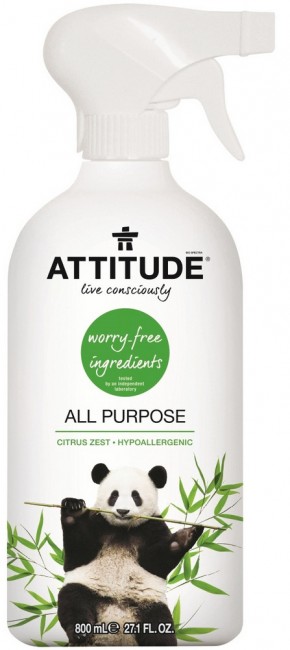 ATTITUDE Очиститель универсальный Лаванда и Грейпфрут, 800 мл ATTITUDE Очиститель универсальный Лаванда и Грейпфрут, 800 мл