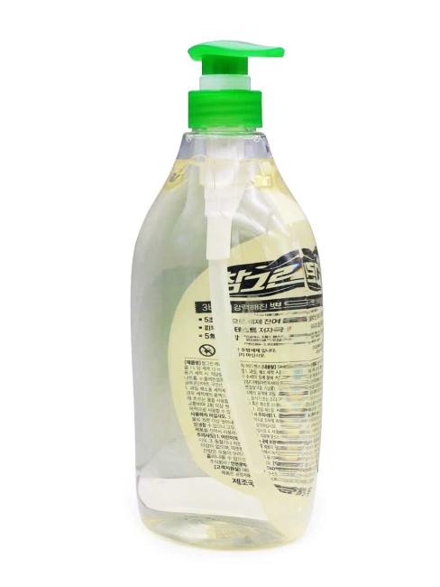 LION Жидкость для мытья посуды с дозатором Зеленый Чай Chamgreen Pump, 1000 г