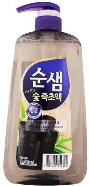KeraSys Soonsaem Bamboo Charcoal Средство для мытья посуды Бамбуковый уголь, 1 л KeraSys Soonsaem Bamboo Charcoal Средство для мытья посуды Бамбуковый уголь, 1 л