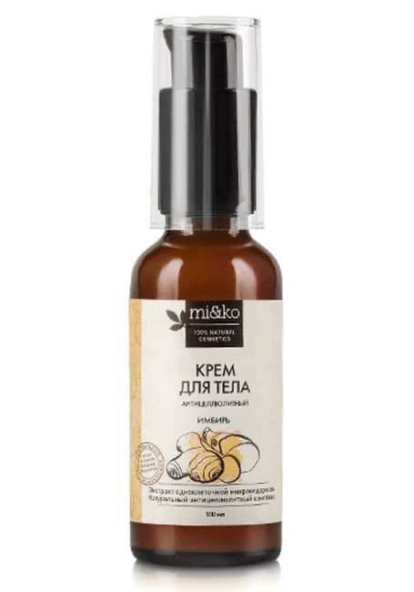 MiKo Крем для тела Имбирь антицеллюлитный, 100 мл MiKo Крем для тела Имбирь антицеллюлитный, 100 мл