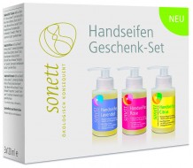 Sonett Набор жидкого мыла для рук Цитрус, Лаванда, Роза, 3 шт по 120 мл
