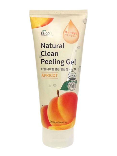 Ekel Пилинг-скатка с экстрактом абрикоса Natural Clean Peeling Gel Apricot, 180 мл Ekel Пилинг-скатка с экстрактом абрикоса Natural Clean Peeling Gel Apricot, 180 мл