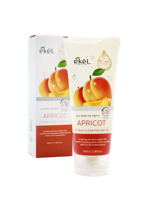 Ekel Пилинг-скатка с экстрактом абрикоса Natural Clean Peeling Gel Apricot, 180 мл Ekel Пилинг-скатка с экстрактом абрикоса Natural Clean Peeling Gel Apricot, 180 мл