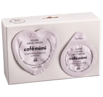 Кафе Красоты le Cafe Mimi Жемчужная маска для рук “Глубокое увлажнение” с пудрой жемчуга, 15 мл + постактиватор 5 мл