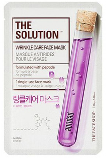 THE FACE SHOP The Solution Wrinkle Care Face Mask Маска от морщин для лица, 20 г THE FACE SHOP The Solution Wrinkle Care Face Mask Маска от морщин для лица, 20 г