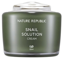 NATURE REPUBLIC Snail Solution Cream Крем для лица с муцином улитки, 55 мл