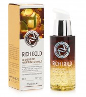 Enough Сыворотка для лица с золотом против морщин Rich Gold Intensive Pro Nourishing Ampoule, 30 мл