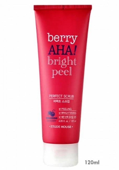 ETUDE HOUSE Berry AHA Bright Peel Perfect Scrub Скраб с АНА-кислотами, 120 мл ETUDE HOUSE Berry AHA Bright Peel Perfect Scrub Скраб с АНА-кислотами, 120 мл