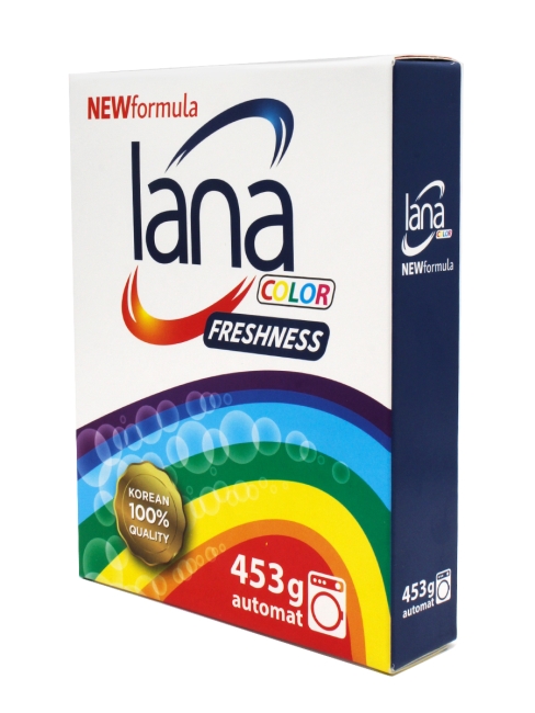 Lana Стиральный порошок для белого и цветного белья Color Freshness, 453 г  Lana Стиральный порошок для белого и цветного белья Color Freshness, 453 г