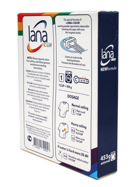 Lana Стиральный порошок для белого и цветного белья Color Freshness, 453 г  Lana Стиральный порошок для белого и цветного белья Color Freshness, 453 г