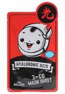 Baviphat Urban Dollkiss 3-GO Mask Sheet_Hyaluronic acid Маска тканевая с гиалуроновой кислотой, 25 г