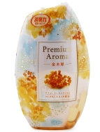 ST Поглотитель запаха и ароматизатор для комнаты Османтус Shoshuriki Premium Aroma Kinmokusei, 400 мл