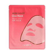 The Saem Маска биоцеллюлозная с центеллой успокаивающая Micro Skin Fit Cica Mask, 27 г The Saem Маска биоцеллюлозная с центеллой успокаивающая Micro Skin Fit Cica Mask, 27 г