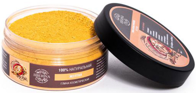 Siberina Глина желтая, 150 г