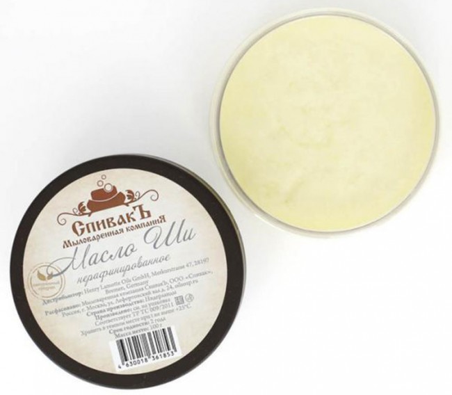 СпивакЪ Масло твердое Ши (Карите) нерафинированное, 100 г