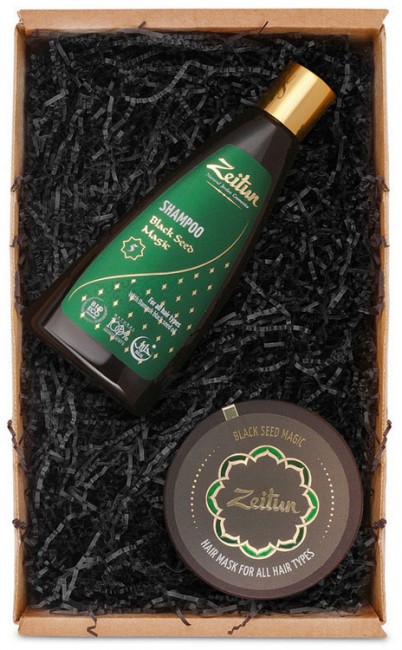Zeitun Набор "Магия чёрного тмина для оздоровления волос" шампунь 250 мл и маска 200 мл