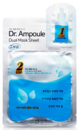 ETUDE HOUSE Dr. Ampoule Dual Mask Sheet Essential Care Увлажняющая двухфазная маска для лица, 2+24 мл