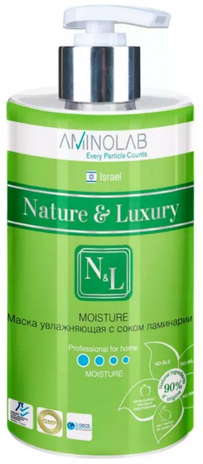 Nature and Luxury Moisture Маска увлажняющая с соком Ламинарии, 460 мл Nature and Luxury Moisture Маска увлажняющая с соком Ламинарии, 460 мл