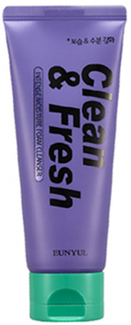 EUNYUL Clean & Fresh Intense Moisture Foam Cleanser Очищающая увлажняющая пенка, 150 мл EUNYUL Clean & Fresh Intense Moisture Foam Cleanser Очищающая увлажняющая пенка, 150 мл