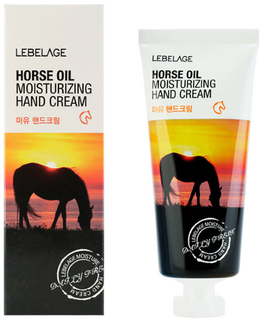 Lebelage Horse Oil Moisturizing Hand Cream Крем для рук с лошадиным маслом, 100 мл Lebelage Horse Oil Moisturizing Hand Cream Крем для рук с лошадиным маслом, 100 мл