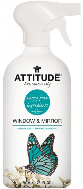 ATTITUDE Window & Mirror Очиститель для окон и зеркал Лаванда и Лайм, 800 мл ATTITUDE Window & Mirror Очиститель для окон и зеркал Лаванда и Лайм, 800 мл