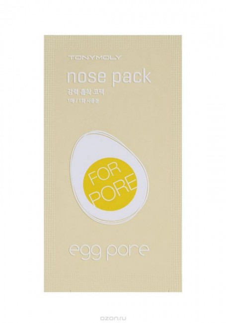 TONYMOLY Egg Pore Nose Pack Очищающий патч для носа, 1 шт TONYMOLY Egg Pore Nose Pack Очищающий патч для носа, 1 шт