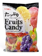 RIBON Карамель леденцовая Ассорти из 5 фруктовых вкусов 5 Kinds Fruits Candy, 120 г