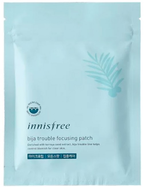 Innisfree Bija Trouble Focusing Patch Гидрогелевые патчи для проблемной кожи, 9 шт