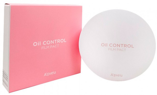 A'PIEU Oil Control Film Pact #1 Soft Pink Пудра компактная матирующая, 11,5 г