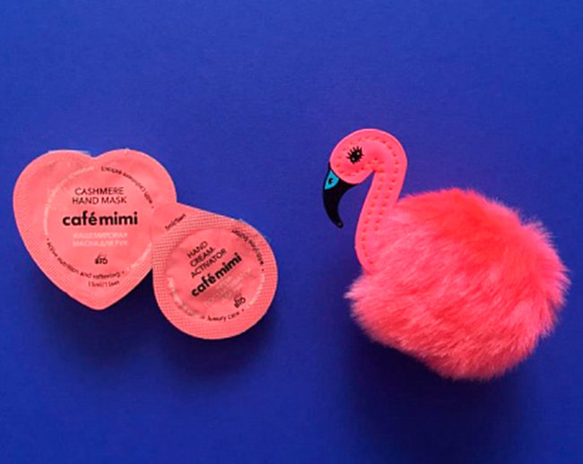 Кафе Красоты Кашемировая маска для рук “Активное питание и смягчение” с экстрактом кашемира, 15 мл + постактиватор 5 мл