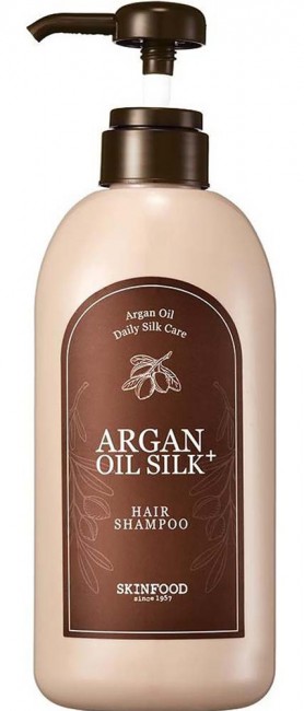 SKINFOOD Argan Oil Silk Plus Shampoo Шампунь с аргановым маслом, 500 мл SKINFOOD Argan Oil Silk Plus Shampoo Шампунь с аргановым маслом, 500 мл