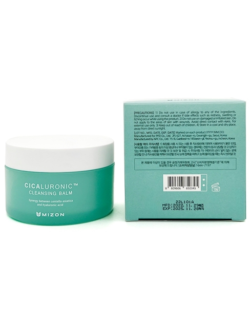 Mizon Бальзам для лица очищающий с центеллой и гиалуроновой кислотой Cicaluronic Cleansing Balm, 80 мл