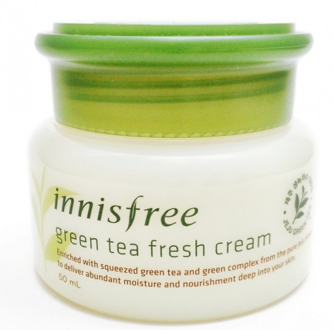 Innisfree Green Tea Fresh Cream Увлажняющий крем-гель для жирной кожи с экстрактом зеленого чая, 50 мл Innisfree Green Tea Fresh Cream Увлажняющий крем-гель для жирной кожи с экстрактом зеленого чая, 50 мл