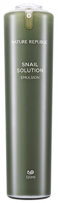 NATURE REPUBLIC Snail Solution Emulsion Эмульсия с экстрактом муцина улитки, 120 мл NATURE REPUBLIC Snail Solution Emulsion Эмульсия с экстрактом муцина улитки, 120 мл