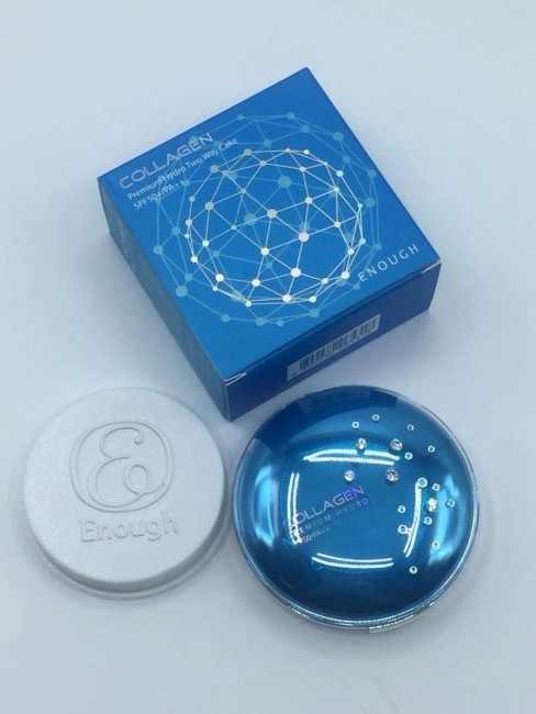 Enough Увлажняющая коллагеновая пудра со сменным блоком Enough Collagen Premium Hydro Two Way Cake SPF 50+/PA++ tone 13