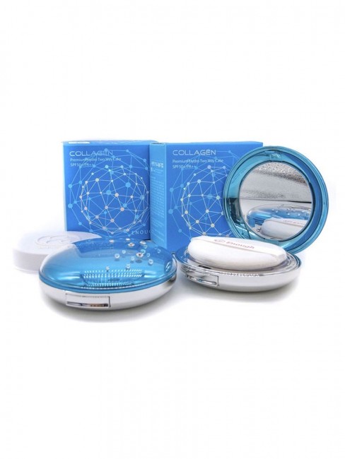 Enough Увлажняющая коллагеновая пудра со сменным блоком Enough Collagen Premium Hydro Two Way Cake SPF 50+/PA++ tone 13